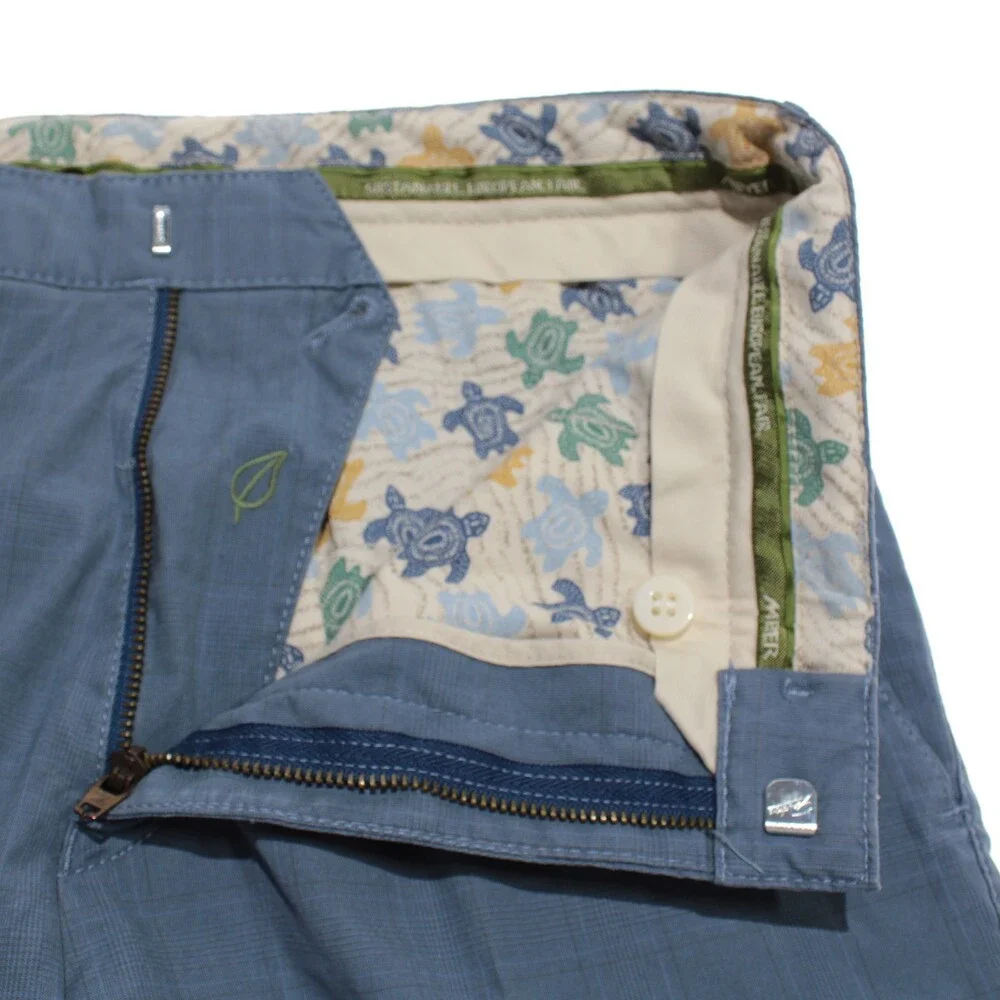 Meyer NWT Bermuda / Casual Shorts Size 46 (US 30) B-Palma in Blue Cotton Blend